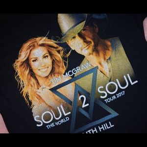 Faith hill Tim Mcgraw soul 2 soul tour t shirt md